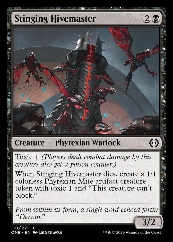 Stinging Hivemaster [Phyrexia: All Will Be One] | Gear Gaming Fayetteville