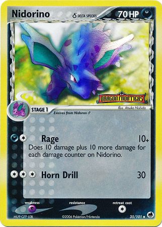 Nidorino (35/101) (Delta Species) (Stamped) [EX: Dragon Frontiers] | Gear Gaming Fayetteville