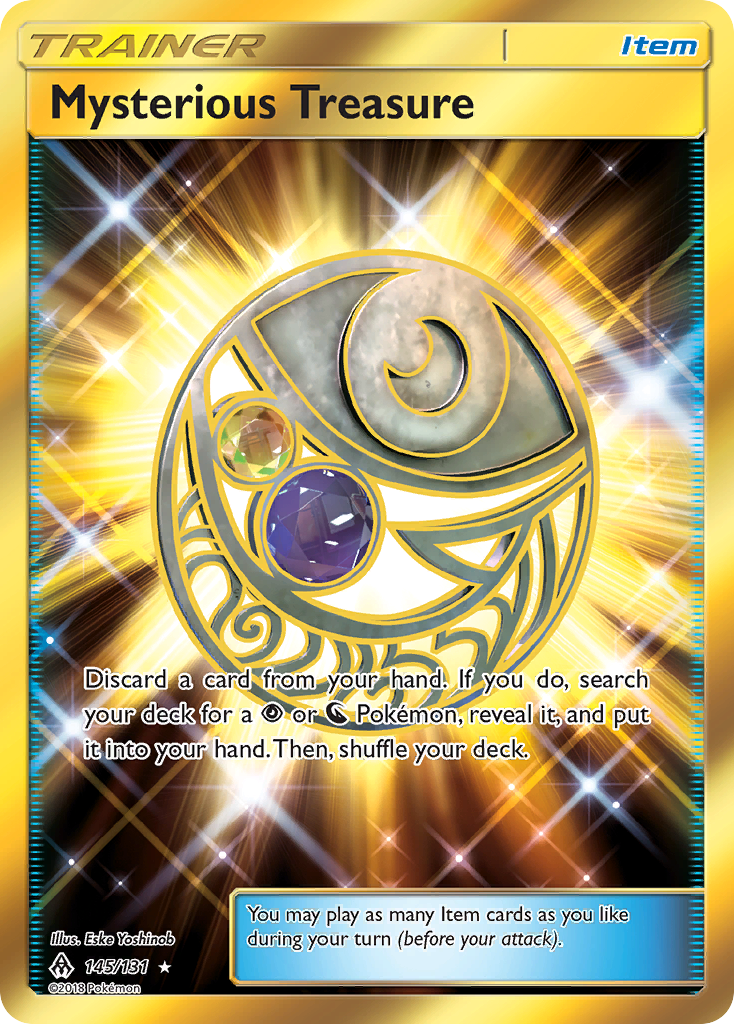 Mysterious Treasure (145/131) [Sun & Moon: Forbidden Light] | Gear Gaming Fayetteville