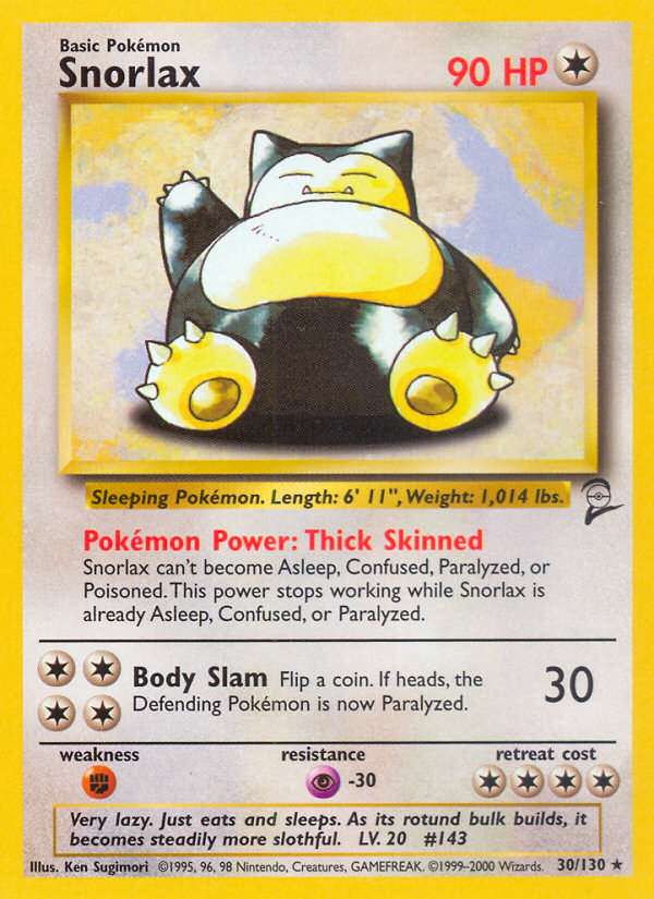 Snorlax (30/130) [Base Set 2] | Gear Gaming Fayetteville