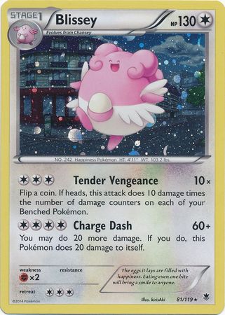 Blissey (81/119) (Cosmos Holo) [XY: Phantom Forces] | Gear Gaming Fayetteville