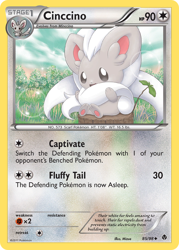 Cinccino (85/98) [Black & White: Emerging Powers] | Gear Gaming Fayetteville