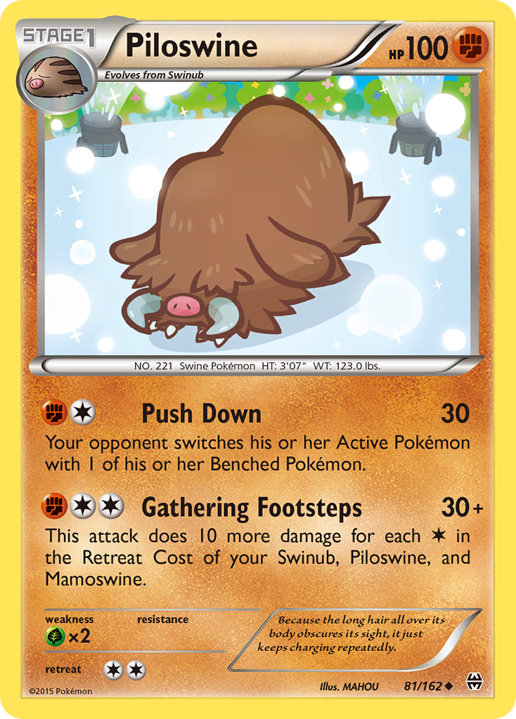 Piloswine (81/162) [XY: BREAKthrough] | Gear Gaming Fayetteville