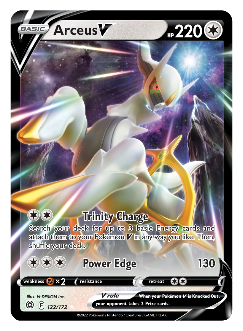 Arceus V (122/172) [Sword & Shield: Brilliant Stars] | Gear Gaming Fayetteville