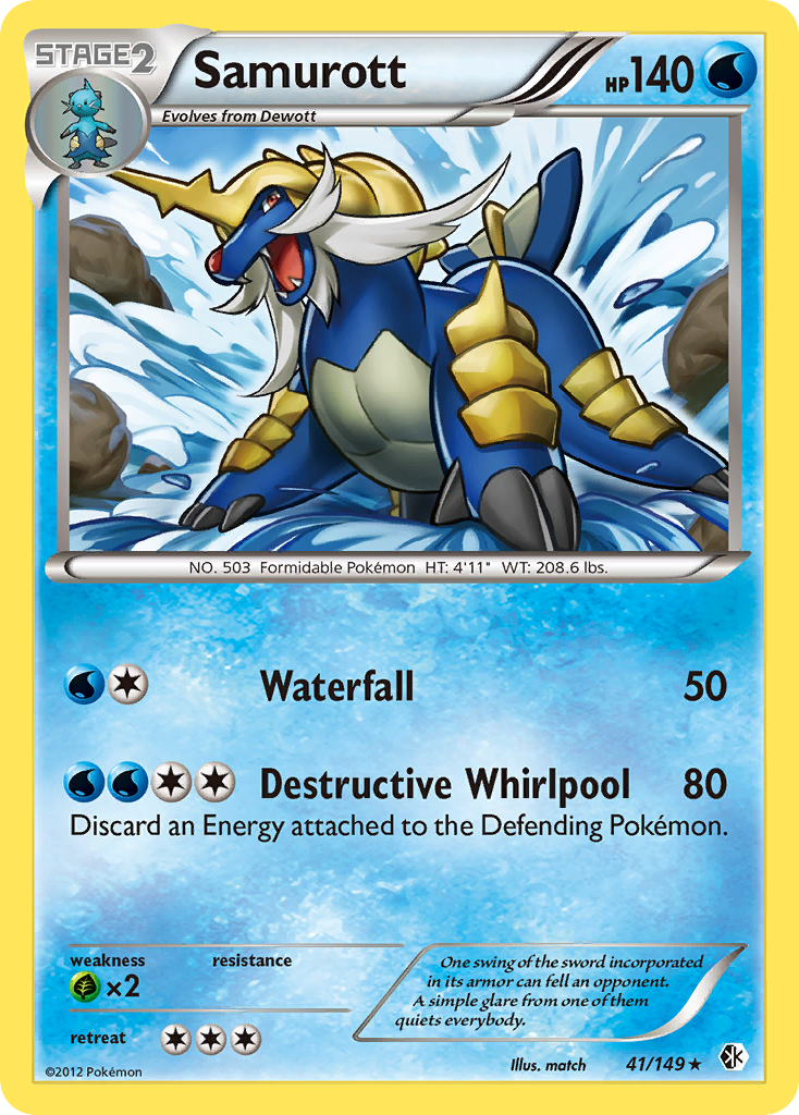 Samurott (41/149) [Black & White: Boundaries Crossed] | Gear Gaming Fayetteville