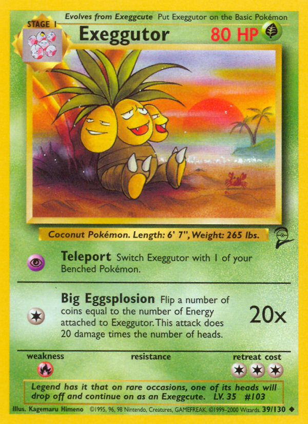 Exeggutor (39/130) [Base Set 2] | Gear Gaming Fayetteville