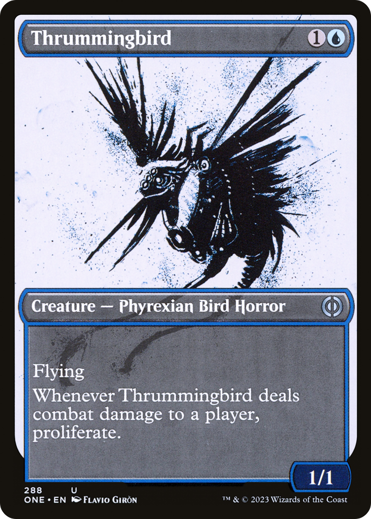 Thrummingbird (Showcase Ichor) [Phyrexia: All Will Be One] | Gear Gaming Fayetteville