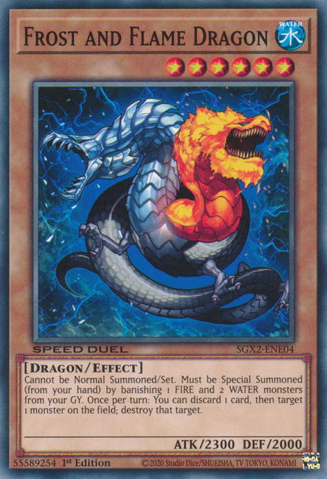 Frost and Flame Dragon [SGX2-ENE04] Common | Gear Gaming Fayetteville