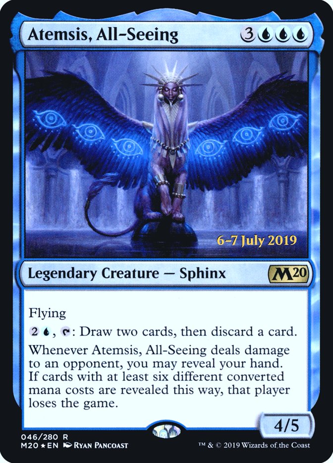 Atemsis, All-Seeing [Core Set 2020 Prerelease Promos] | Gear Gaming Fayetteville