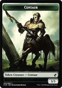 Centaur // Egg Double-Sided Token [Commander 2019 Tokens] | Gear Gaming Fayetteville