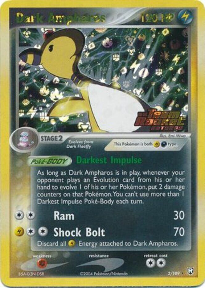 Dark Ampharos (2/109) (Stamped) [EX: Team Rocket Returns] | Gear Gaming Fayetteville