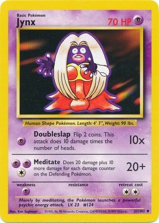 Jynx (31/102) [Base Set Unlimited] | Gear Gaming Fayetteville