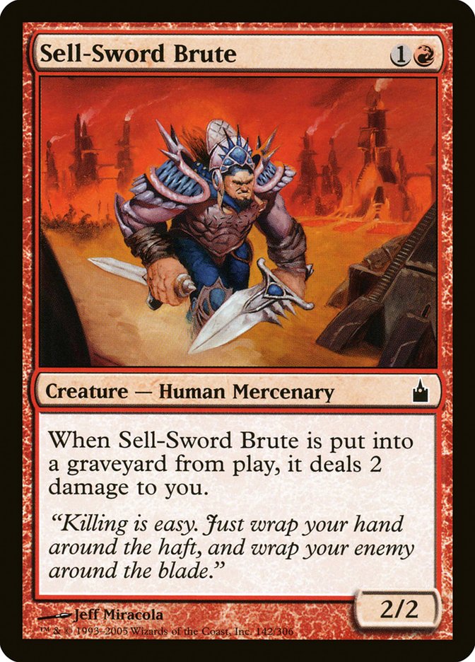 Sell-Sword Brute [Ravnica: City of Guilds] | Gear Gaming Fayetteville