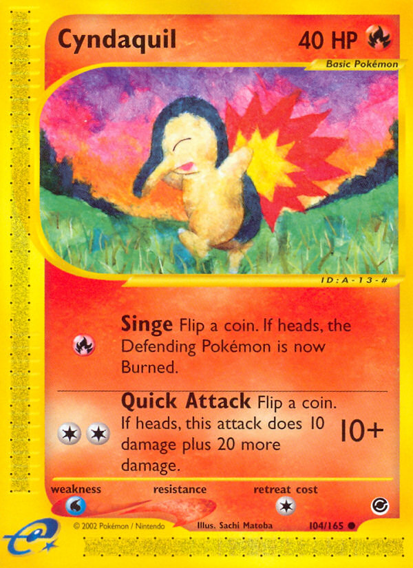 Cyndaquil (104/165) [Expedition: Base Set] | Gear Gaming Fayetteville