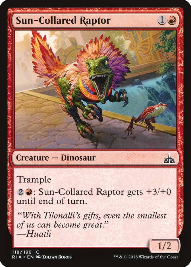 Sun-Collared Raptor [Rivals of Ixalan] | Gear Gaming Fayetteville