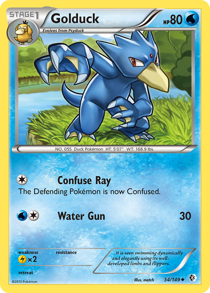 Golduck (34/149) [Black & White: Boundaries Crossed] | Gear Gaming Fayetteville