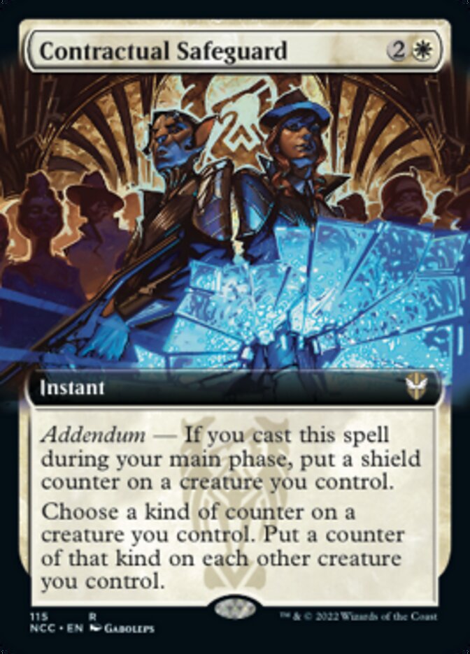 Contractual Safeguard (Extended Art) [Streets of New Capenna Commander] | Gear Gaming Fayetteville