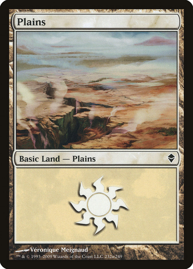 Plains (232a) [Zendikar] | Gear Gaming Fayetteville