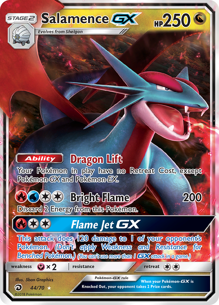 Salamence GX (44/70) [Sun & Moon: Dragon Majesty] | Gear Gaming Fayetteville