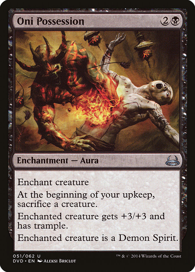 Oni Possession (Divine vs. Demonic) [Duel Decks Anthology] | Gear Gaming Fayetteville