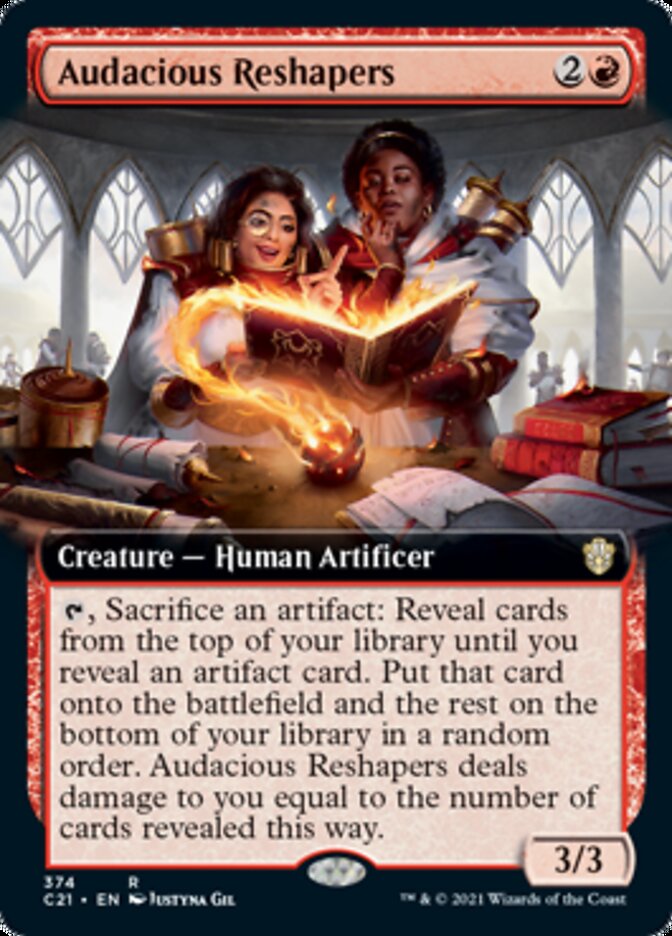 Audacious Reshapers (Extended Art) [Commander 2021] | Gear Gaming Fayetteville