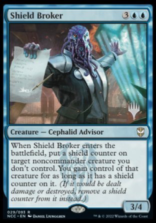 Shield Broker (Promo Pack) [Streets of New Capenna Commander Promos] | Gear Gaming Fayetteville