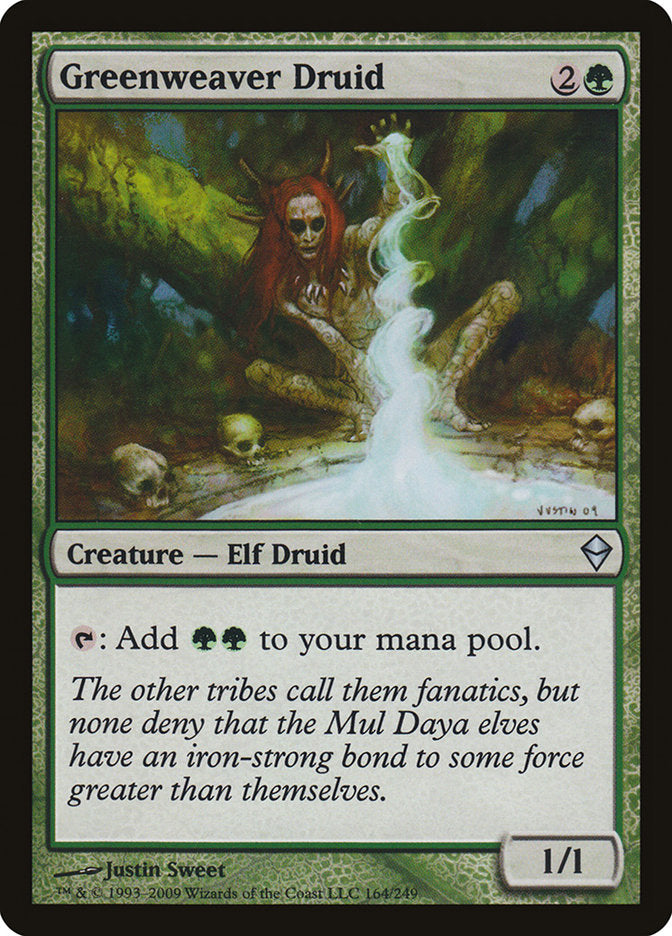 Greenweaver Druid [Zendikar] | Gear Gaming Fayetteville