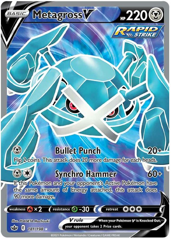 Metagross V (181/198) [Sword & Shield: Chilling Reign] | Gear Gaming Fayetteville