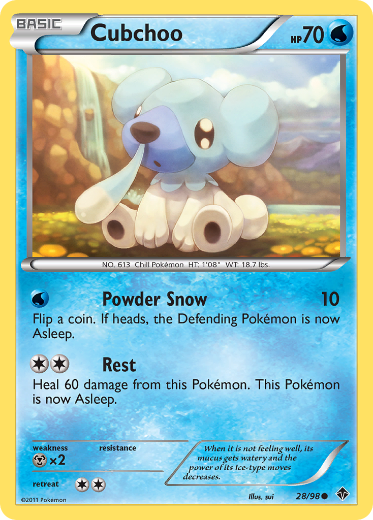 Cubchoo (28/98) [Black & White: Emerging Powers] | Gear Gaming Fayetteville