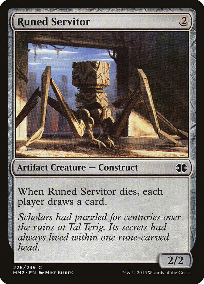 Runed Servitor [Modern Masters 2015] | Gear Gaming Fayetteville