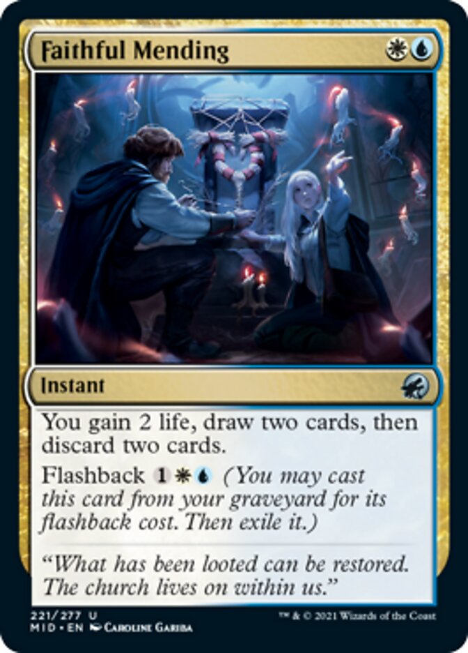 Faithful Mending [Innistrad: Midnight Hunt] | Gear Gaming Fayetteville