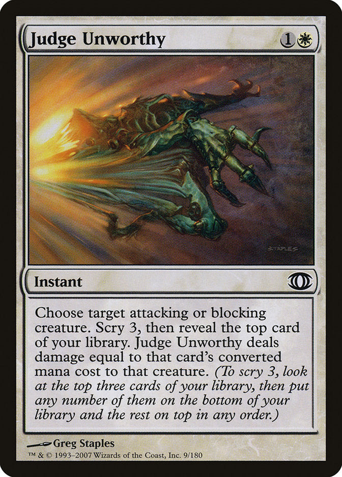 Judge Unworthy [Future Sight] | Gear Gaming Fayetteville