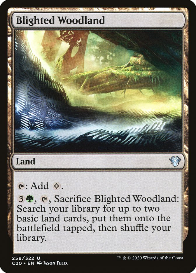 Blighted Woodland [Commander 2020] | Gear Gaming Fayetteville