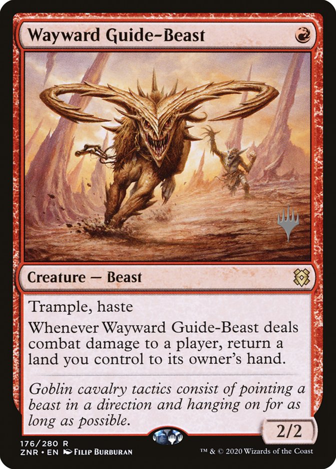 Wayward Guide-Beast (Promo Pack) [Zendikar Rising Promos] | Gear Gaming Fayetteville