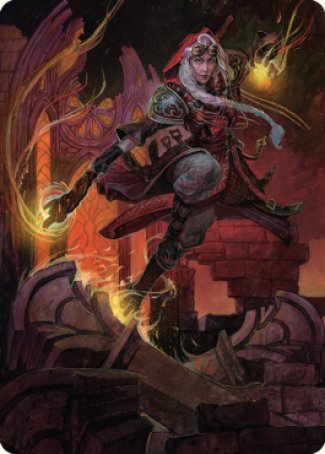 Jaya, Fiery Negotiator Art Card 2 [Dominaria United Art Series] | Gear Gaming Fayetteville