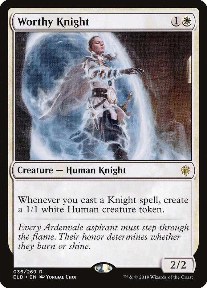 Worthy Knight [Throne of Eldraine] | Gear Gaming Fayetteville