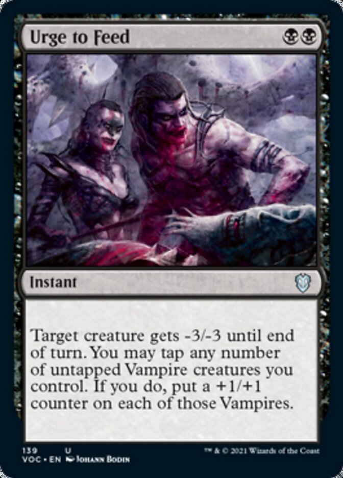 Urge to Feed [Innistrad: Crimson Vow Commander] | Gear Gaming Fayetteville