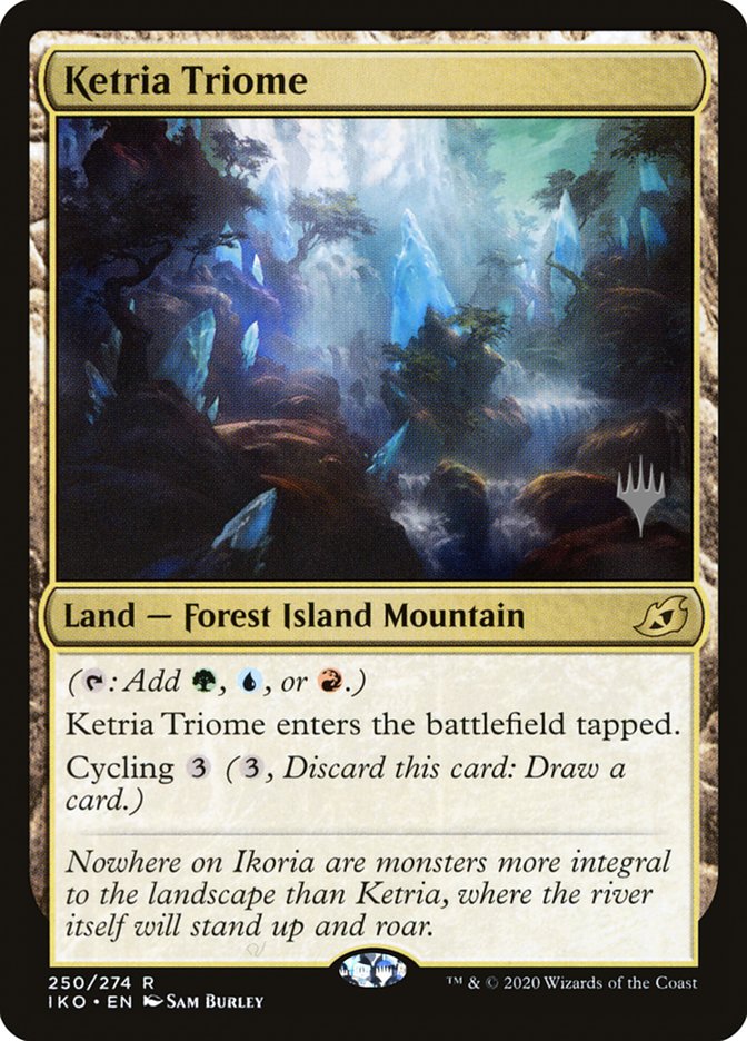 Ketria Triome (Promo Pack) [Ikoria: Lair of Behemoths Promos] | Gear Gaming Fayetteville