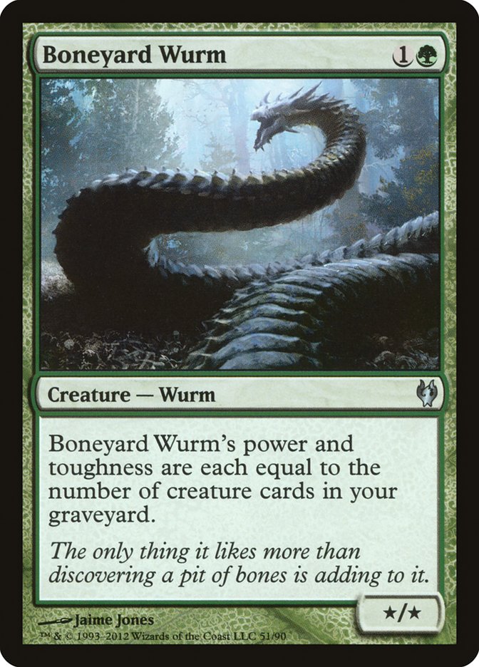 Boneyard Wurm [Duel Decks: Izzet vs. Golgari] | Gear Gaming Fayetteville