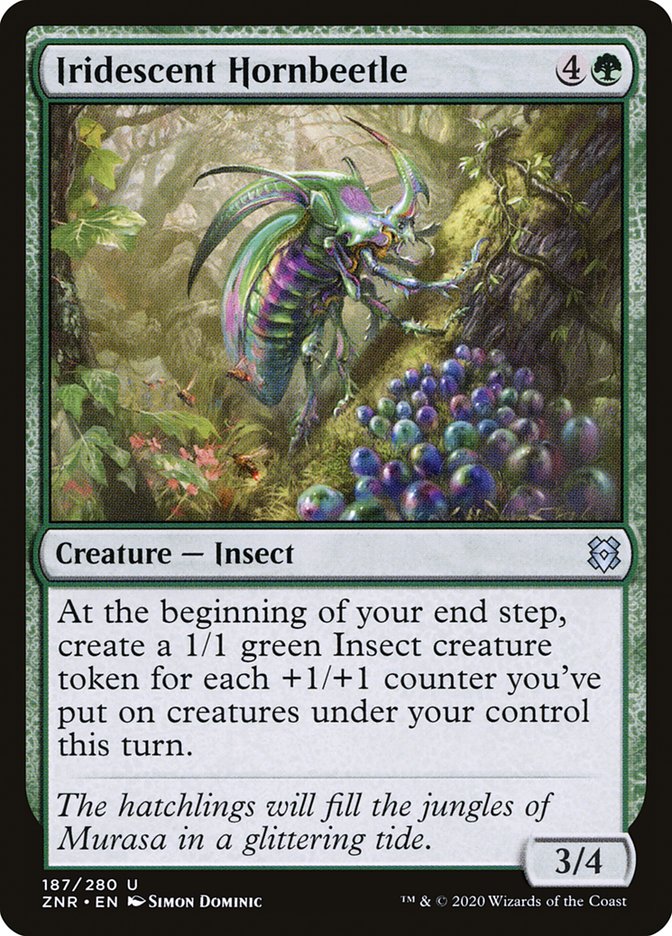 Iridescent Hornbeetle [Zendikar Rising] | Gear Gaming Fayetteville