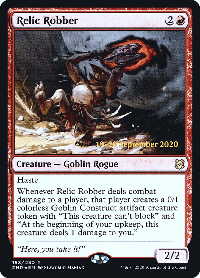 Relic Robber [Zendikar Rising Prerelease Promos] | Gear Gaming Fayetteville