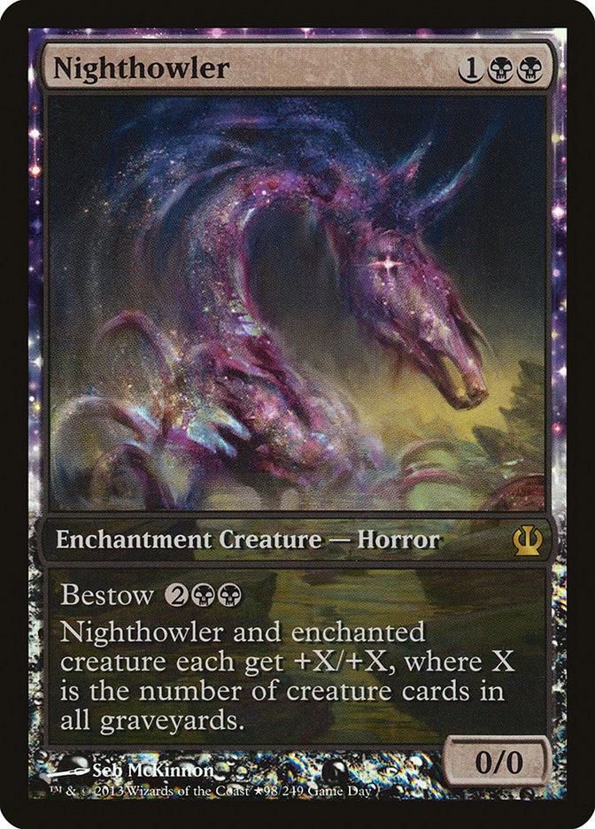 Nighthowler (Game Day) (Extended Art) [Theros Promos] | Gear Gaming Fayetteville