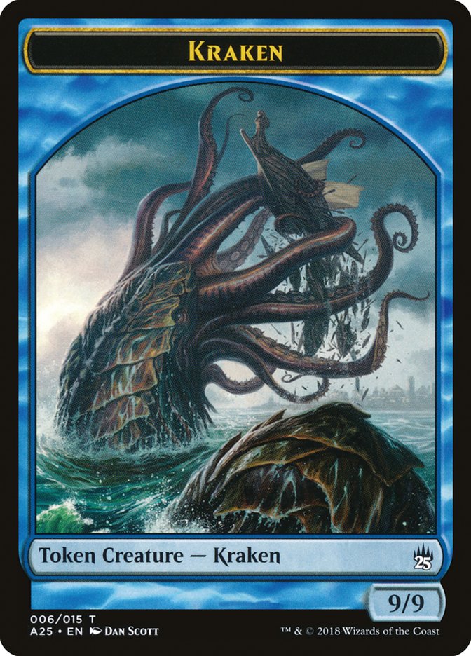 Fish // Kraken Double-Sided Token [Masters 25 Tokens] | Gear Gaming Fayetteville