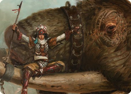 Tuskguard Captain Art Card [Commander Masters Art Series] | Gear Gaming Fayetteville