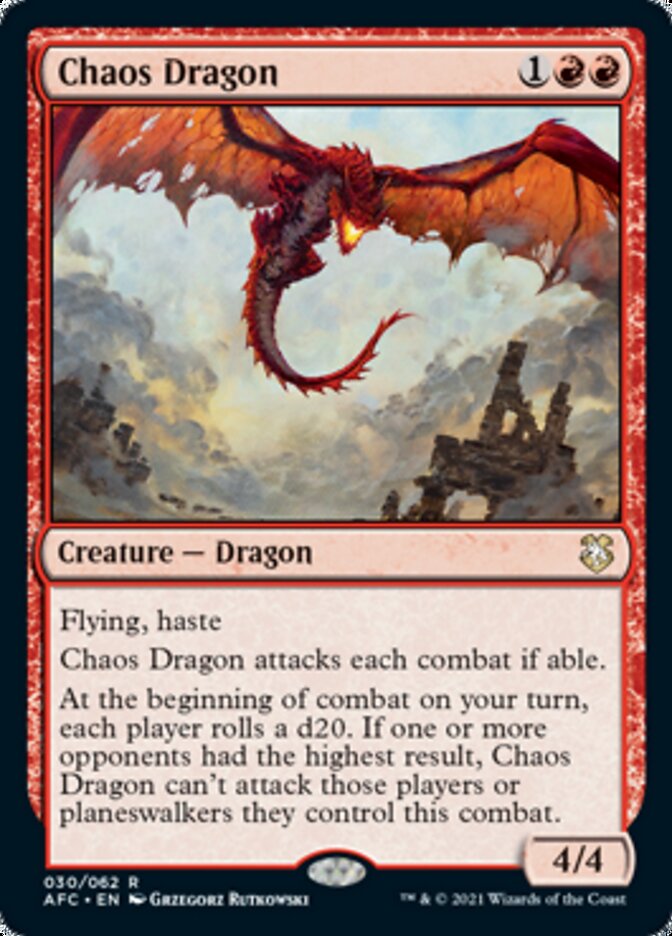 Chaos Dragon [Dungeons & Dragons: Adventures in the Forgotten Realms Commander] | Gear Gaming Fayetteville