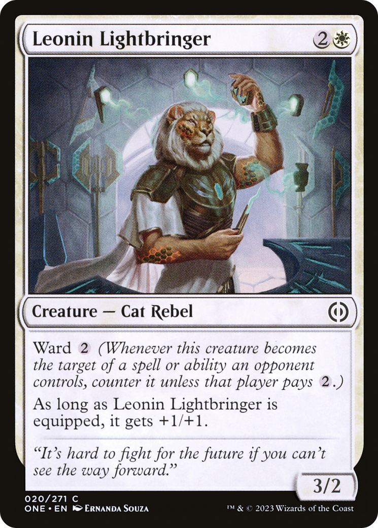 Leonin Lightbringer [Phyrexia: All Will Be One] | Gear Gaming Fayetteville