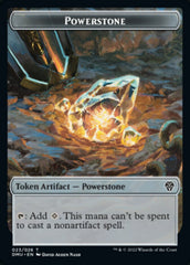 Saproling // Powerstone Double-Sided Token [Dominaria United Tokens] | Gear Gaming Fayetteville