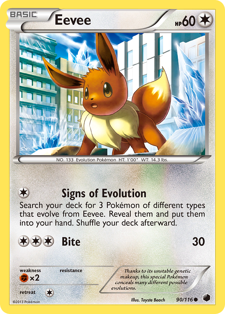 Eevee (90/116) [Black & White: Plasma Freeze] | Gear Gaming Fayetteville