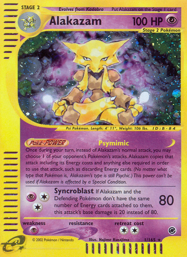 Alakazam (1/165) [Expedition: Base Set] | Gear Gaming Fayetteville