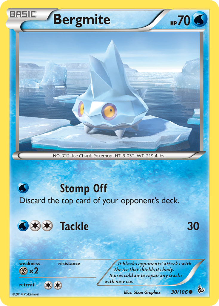 Bergmite (30/106) [XY: Flashfire] | Gear Gaming Fayetteville